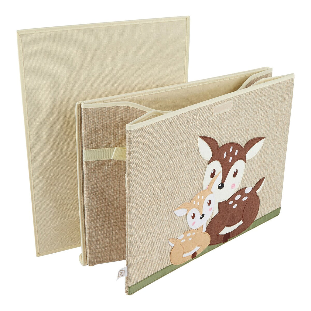 Oppbevaringskiste med lokk 36x51x36 cm polyester - Bieco
