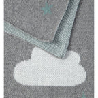 Strikket babyteppe bomull 80x100 cm - BORNINO HOME