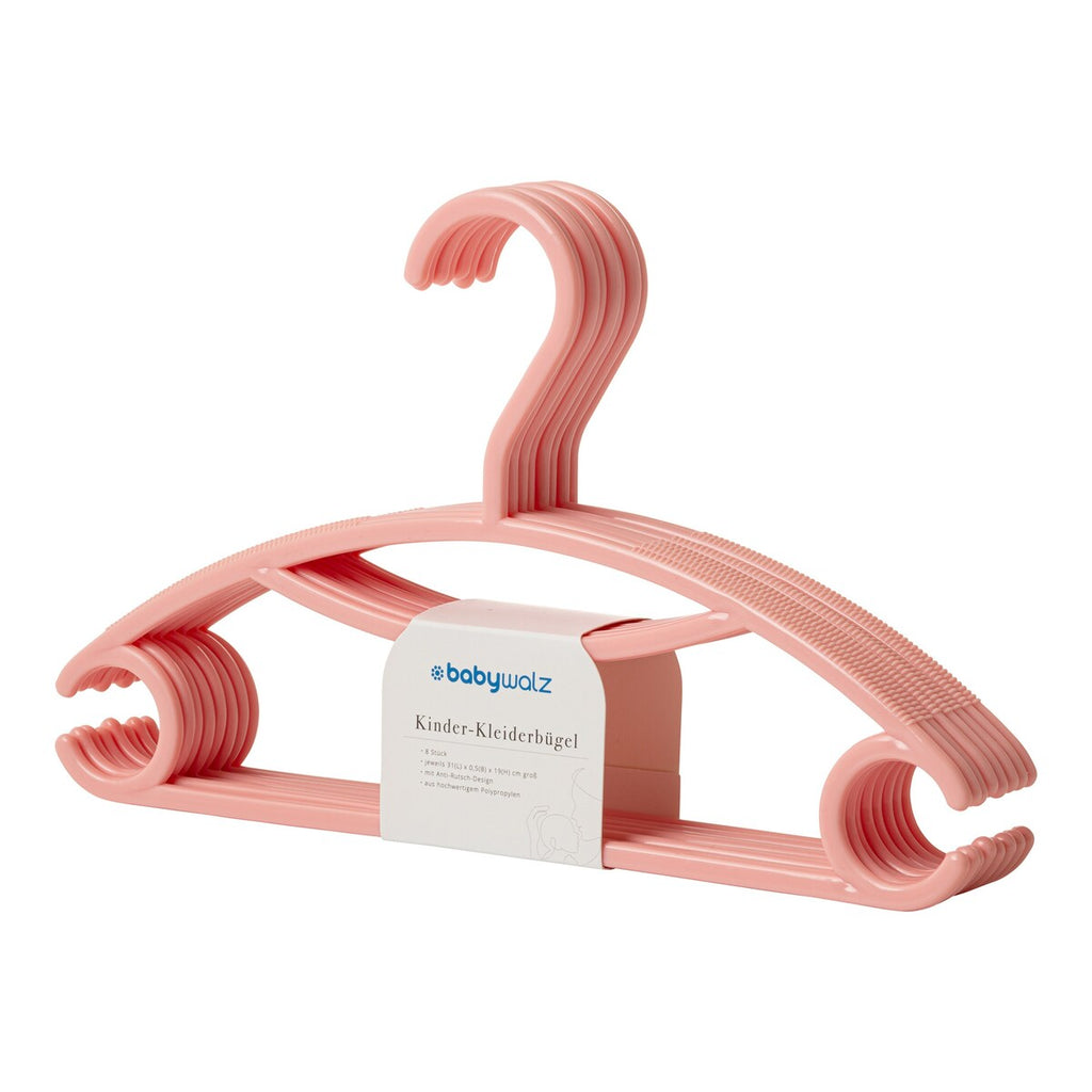 Kleshengere for barn 8-pakning i plast 31 cm - BASICS