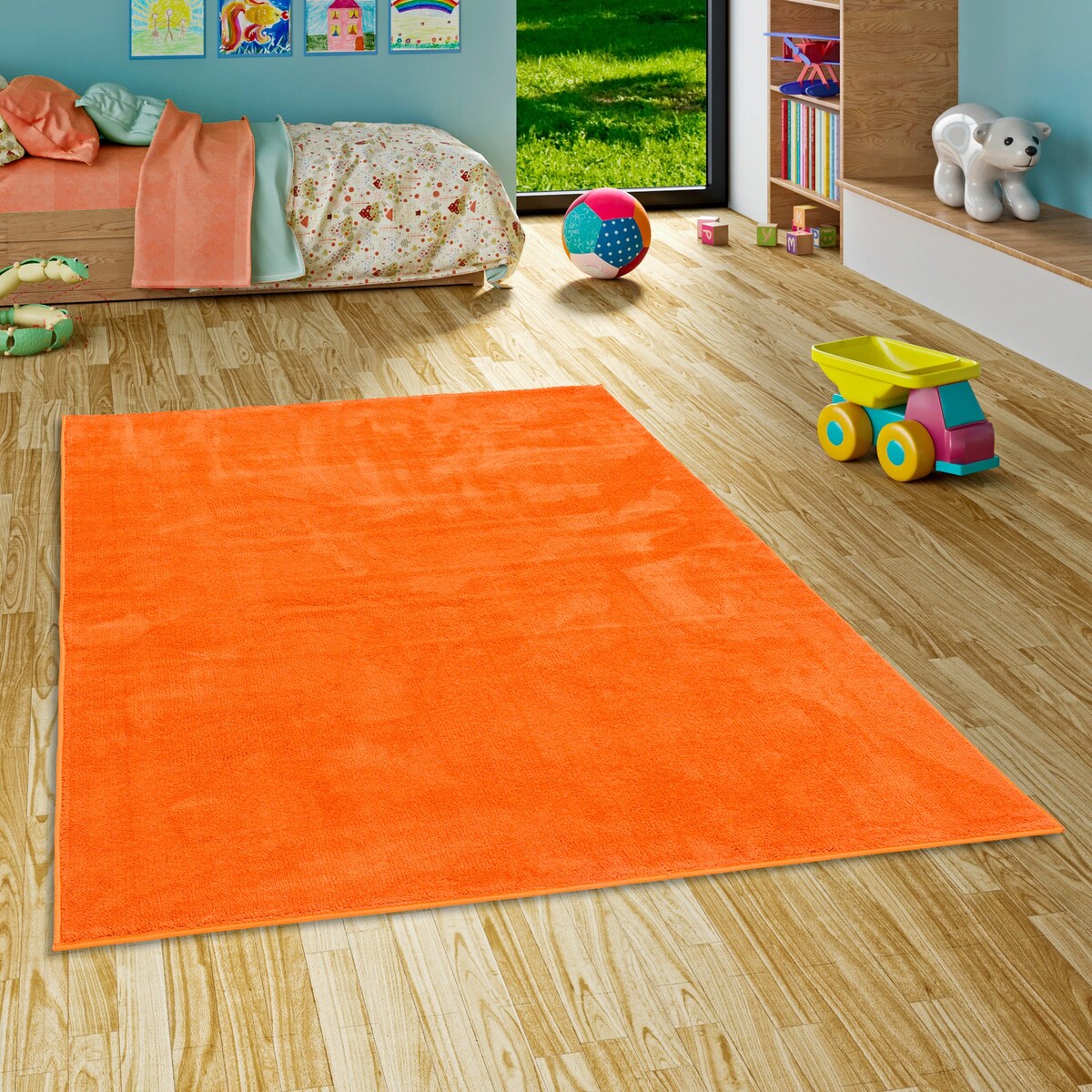 Barneteppe høyflor Melia Kids 100% polyester Øko-Tex - Pergamon