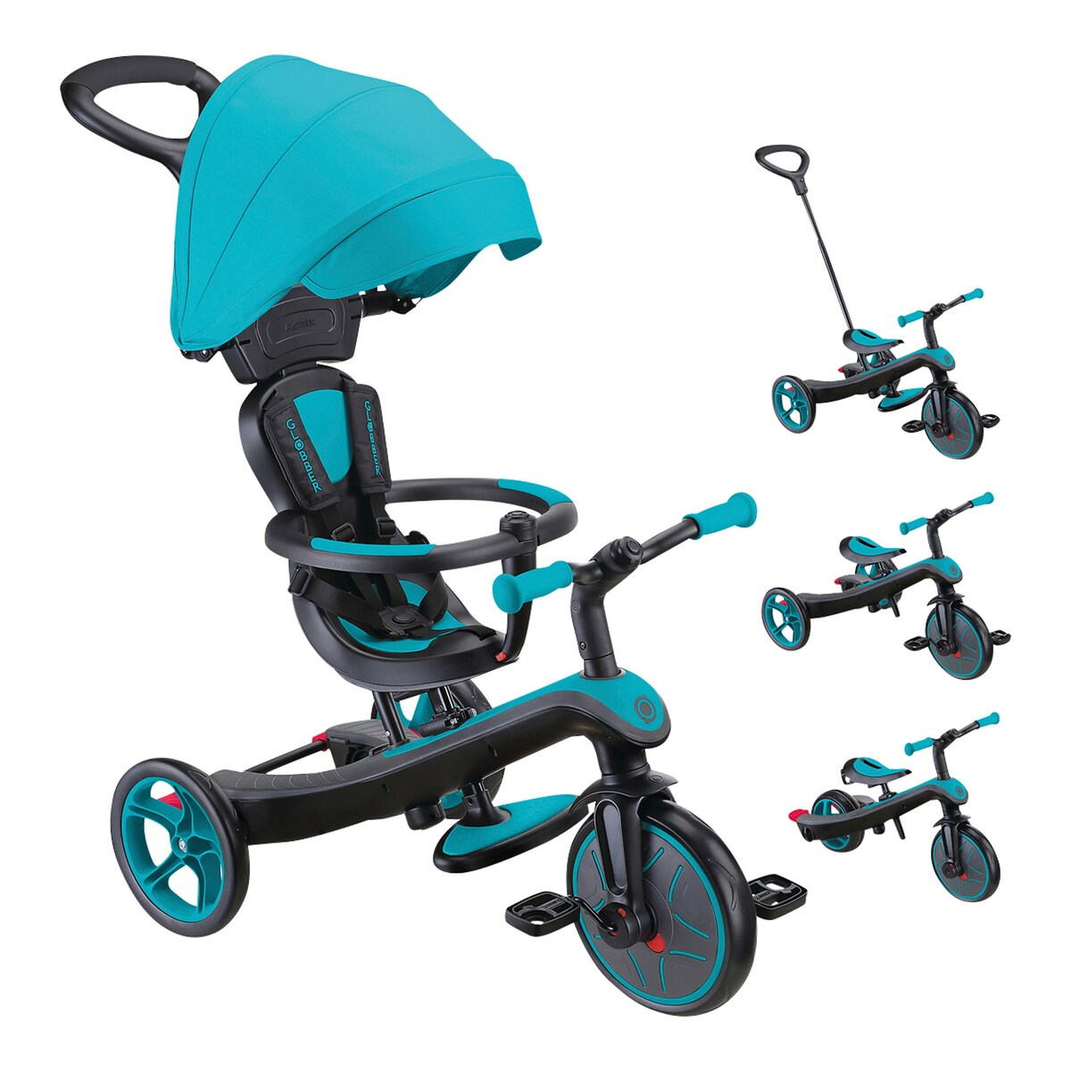 Trehjulssykkel Explorer Trike 4-i-1 fra 12 mnd - Globber