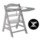 Spisebrett Alpha Click Tray i plast fra 6 mnd 44x46 cm - Hauck