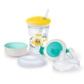 5-delt drikkelæresett Evolution All-in-1, BPA-fri - NUK forfra