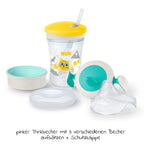 5-delt drikkelæresett Evolution All-in-1, BPA-fri - NUK bakside