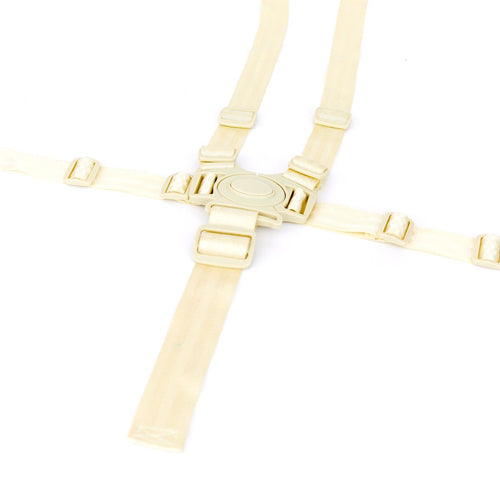 5-punktsbelte for barnestol Quarttolino beige forfra