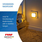 LED-nattlys 2-i-1 SleepLight med skumringssensor - reer