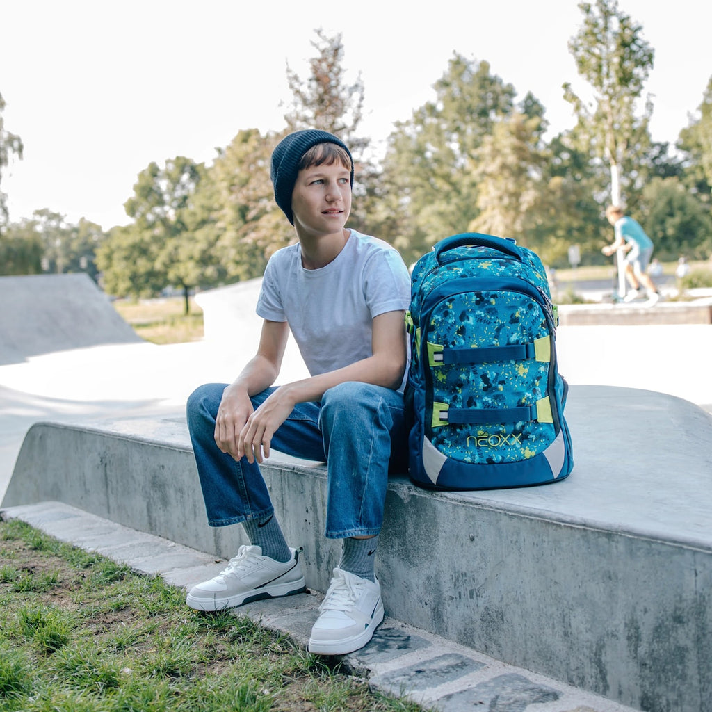 Skolesekk Active Pro med laptoplomme og organiser - neoxx