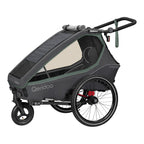 Sykkeltilhenger Kidgoo 1 jogger og buggy, 50 kg, fra 6 mnd - Qeridoo