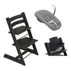 Tripp Trapp pakke i eik med Newborn Set og Baby Set - Stokke