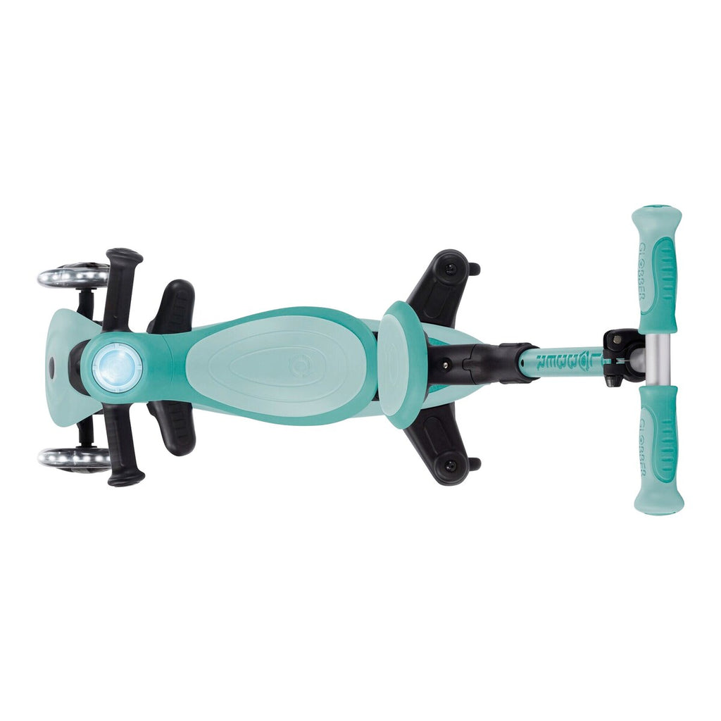 Sparkesykkel 3-i-1 Go-Up Baby 360 med lyshjul og LED-modul - Globber