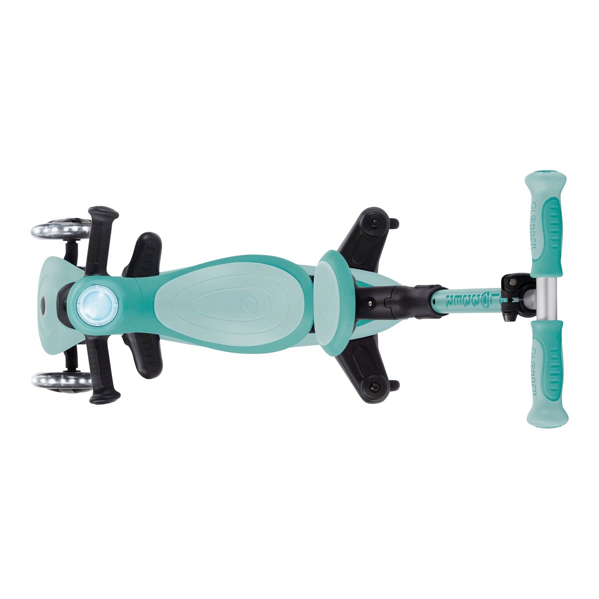 Sparkesykkel 3-i-1 Go-Up Baby 360 med lyshjul og LED-modul - Globber
