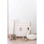 Bokhylle med 4 lommer resirkulert polyester 62x61 cm - 3 sprouts