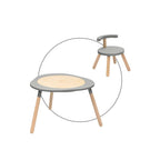 Multifunksjonsbord MuTable V2 med trestol, 3 høyder - Stokke