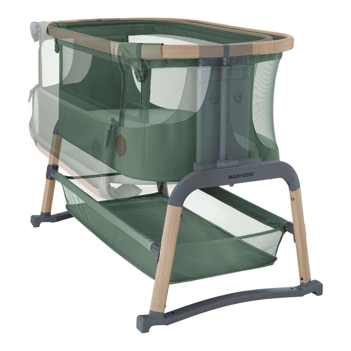 Bedside crib Iora Air med madrass og reiseveske fra fødsel - Maxi-Cosi