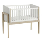 Bedside crib Little Cloud massivtre 90x50 cm liggeplass - PAIDI