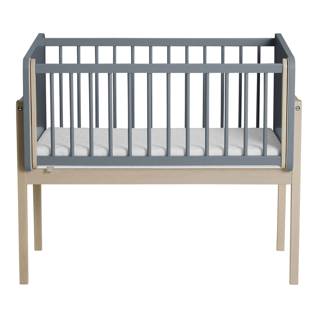 Bedside crib Little Cloud massivtre 90x50 cm liggeplass - PAIDI