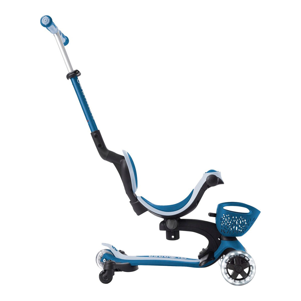 Sparkesykkel 3-i-1 Go-Up Baby 360 med lyshjul og LED-modul - Globber