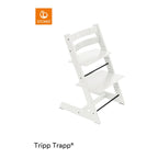 Tripp Trapp pakke i bøk med Newborn Set Deep Grey - Stokke