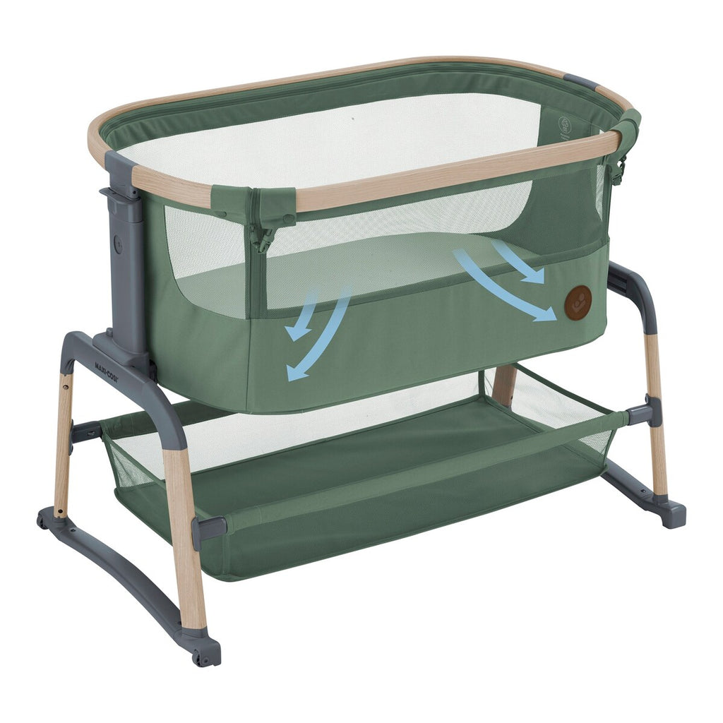 Bedside crib Iora Air med madrass og reiseveske fra fødsel - Maxi-Cosi