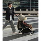 Pakke Tripp Trapp barnestol inkl. YOYO3 stell svart & tekstilsett 6+ taupe - Stokke