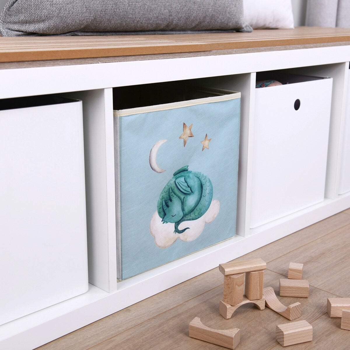 Oppbevaringsboks sammenleggbar 30x30x30 cm - Baby Best