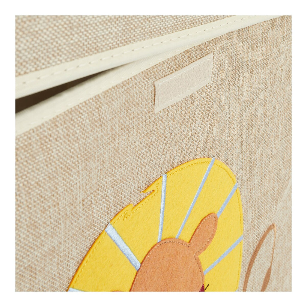 Oppbevaringskiste med lokk 36x51x36 cm polyester - Bieco