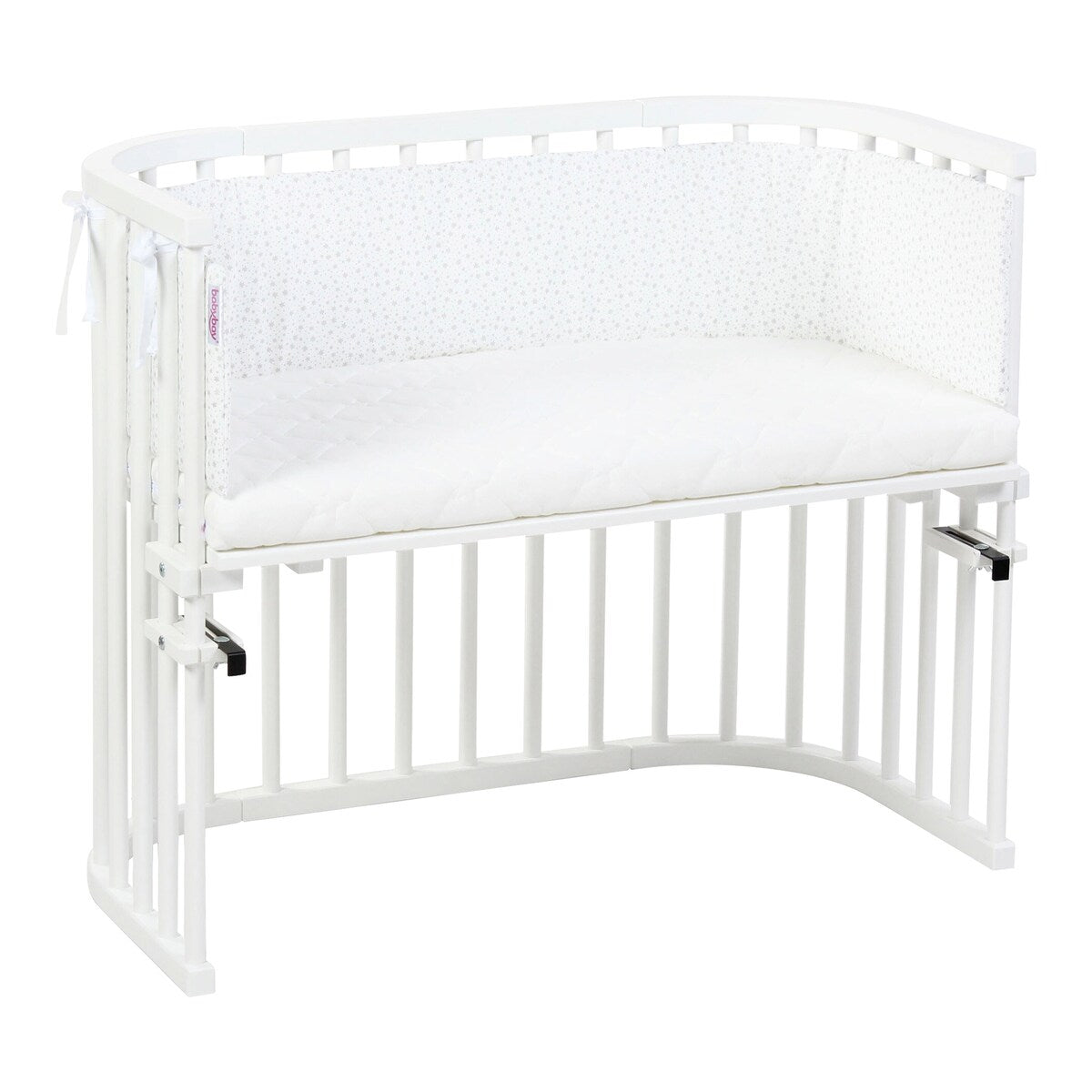 Sengebeskytter i økologisk bomull for bedside-seng 34x180 cm - babybay