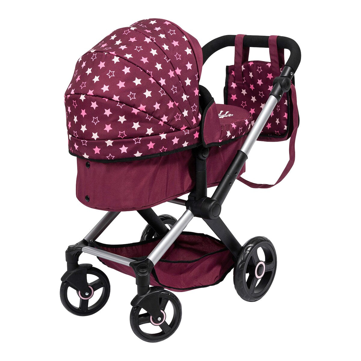Kombi-dukkevogn Xeo med sportssete og justerbart håndtak fra 3 år - Bayer Design