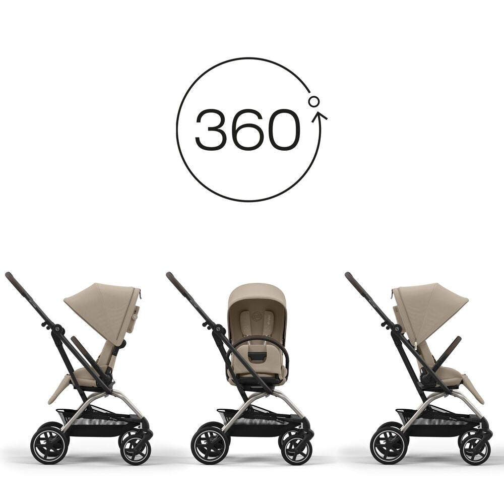 Sportsvogn Eezy S Twist+ 2 TPE Almond Beige - Cybex