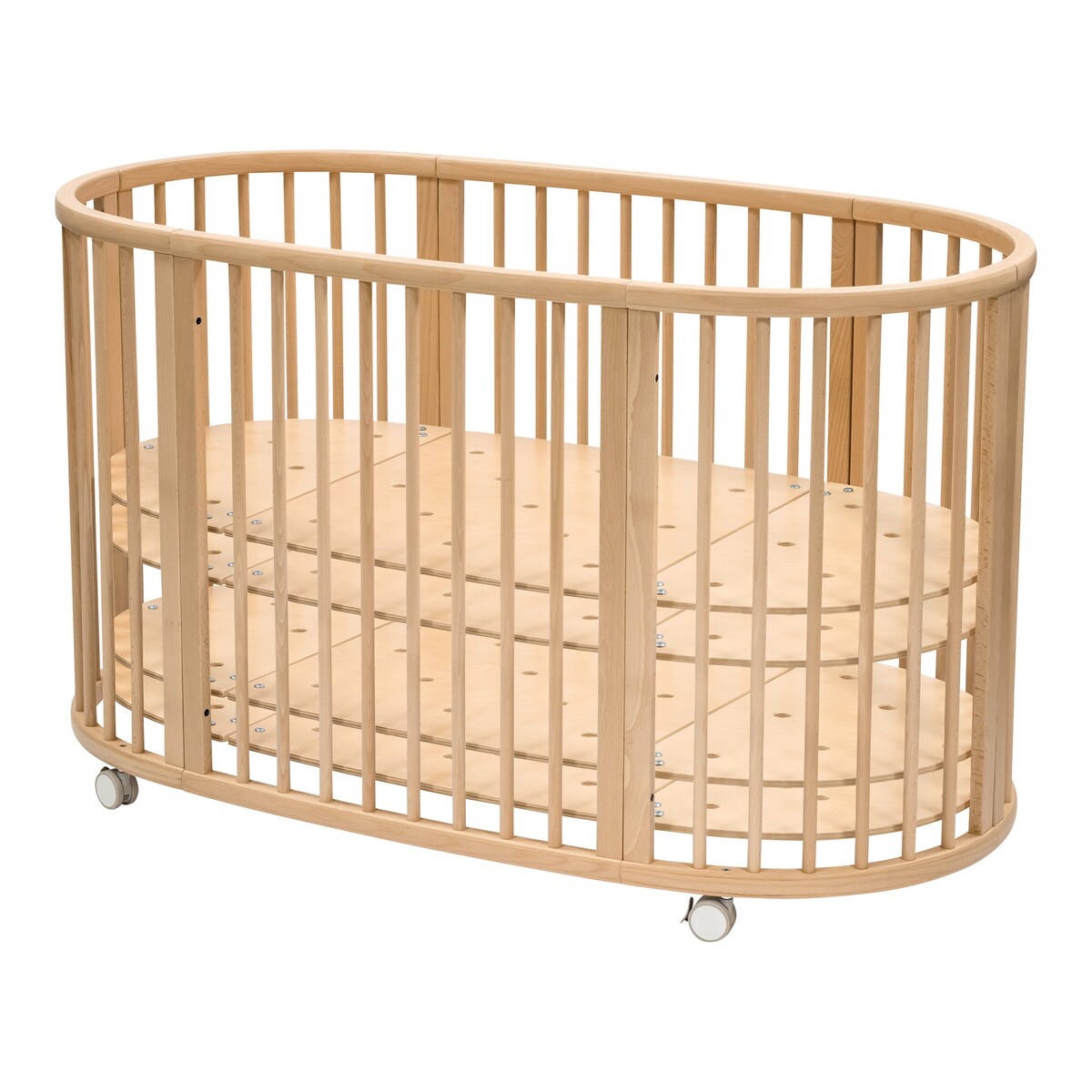 Babyseng Sleepi i bøk 141x74 cm opptil 5 år - Stokke