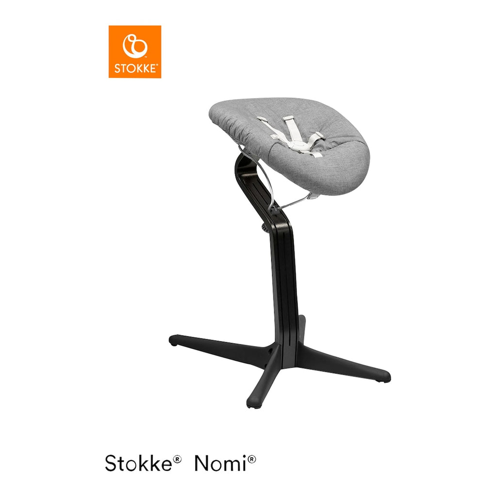 Nomi barnestol med newborn-sett, eik/bøk-finer, fra fødsel - Stokke