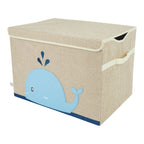 Oppbevaringskiste med lokk 36x51x36 cm polyester - Bieco