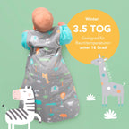Sovepose uten føtter 3.5 TOG bomullsjersey - schlummersack