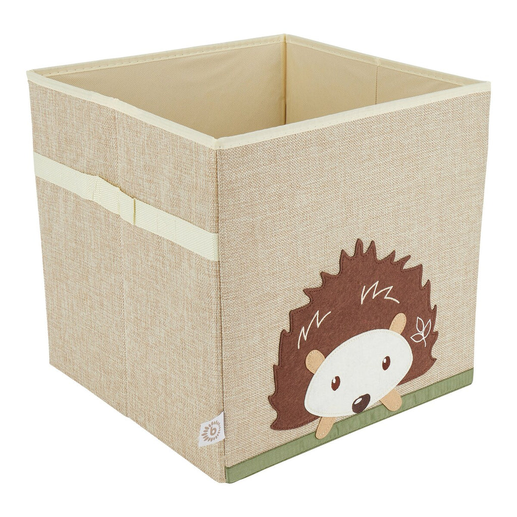 Oppbevaringsboks i polyester 32x32x32 cm med dyremotiv - Bieco