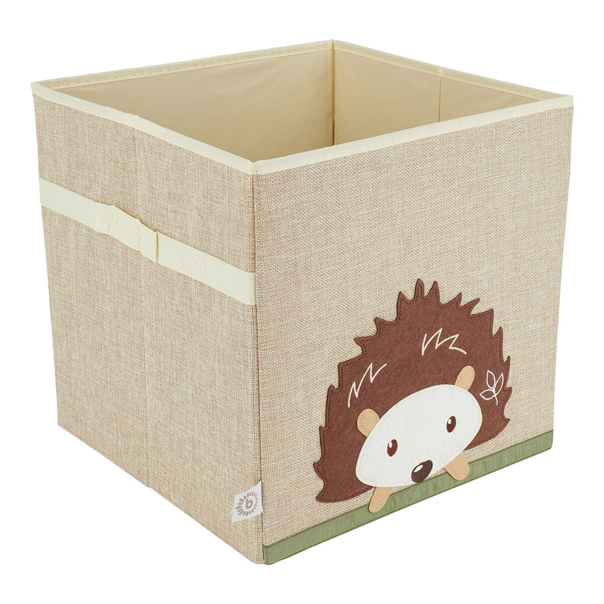 Oppbevaringsboks i polyester 32x32x32 cm med dyremotiv - Bieco