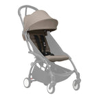 Pakke Tripp Trapp barnestol inkl. YOYO3 stell svart & tekstilsett 6+ taupe - Stokke