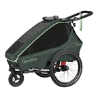 Sykkeltilhenger Kidgoo 1 jogger og buggy, 50 kg, fra 6 mnd - Qeridoo