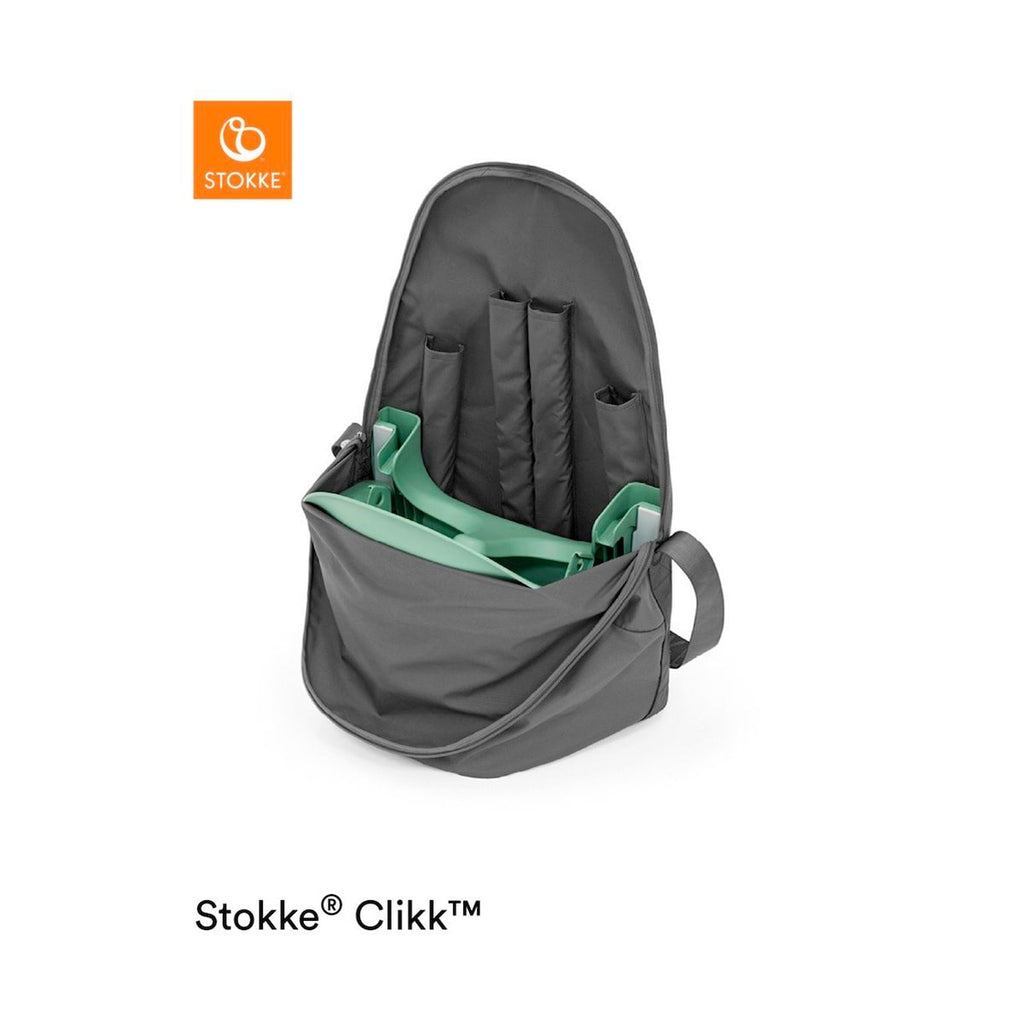 Barnestol Clikk med reiseveske i bøk fra 6 mnd - Stokke