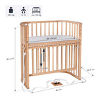 Sengehest Boxspring Comfort Plus 89x51 cm massiv bøk - babybay®