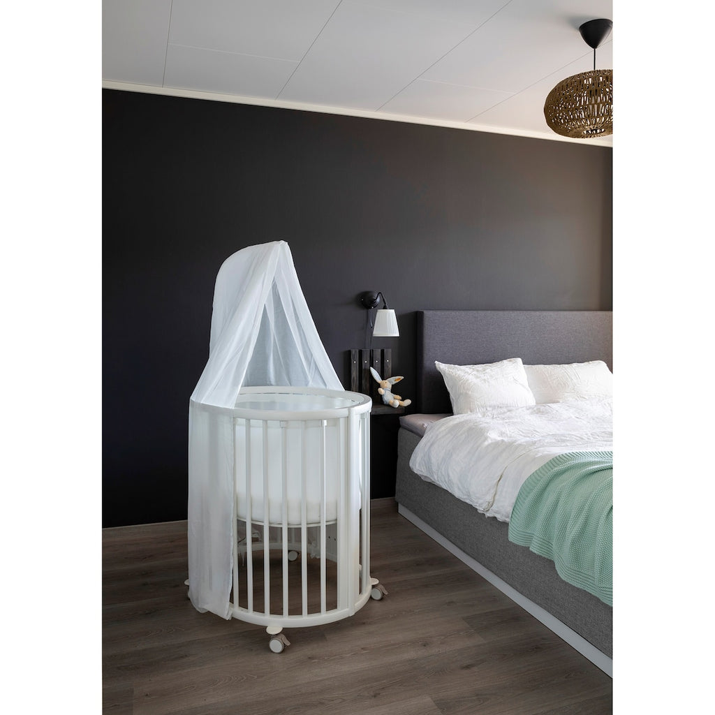 Sprinkelseng Sleepi Mini med ombygningssett, 2 madrasser og 2 laken - Stokke