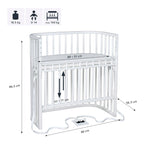 Sengehest Boxspring Comfort Plus 89x51 cm massiv bøk - babybay®