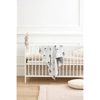 Strikket babyteppe bomull 80x100 cm - BORNINO HOME