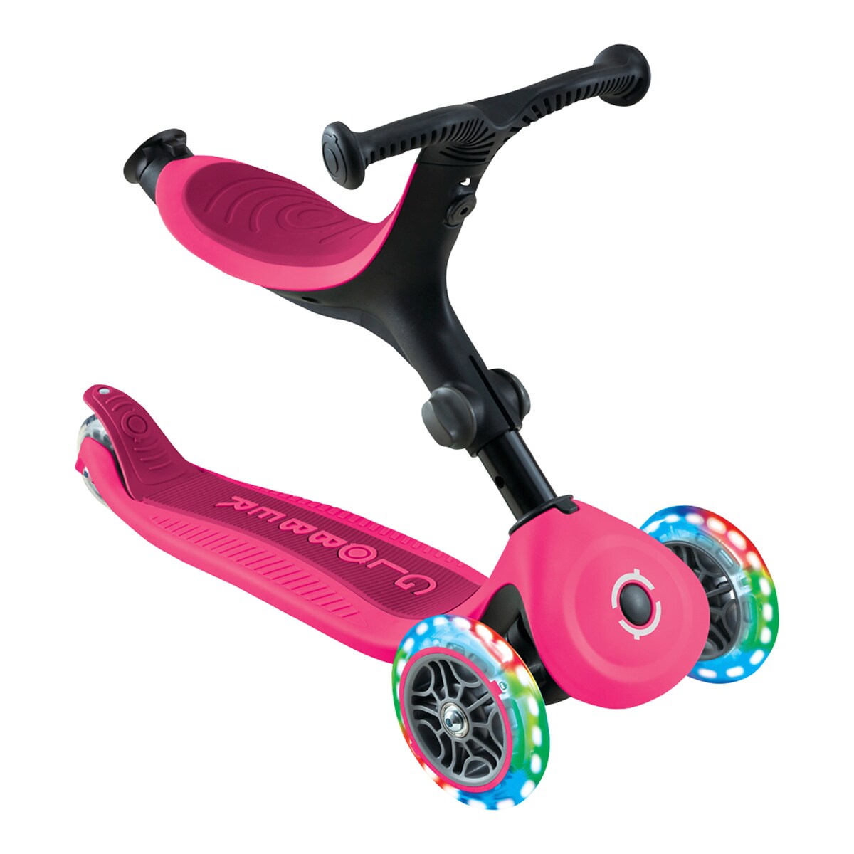 Sparkesykkel 3-i-1 Go-Up Active med lyshjul fra 15 mnd - Globber