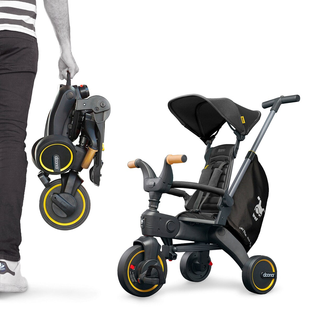 Trehjulssykkel Liki Trike S5 sammenleggbar, 6,5 kg - Doona