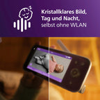 Babycall Premium Connected SCD971/26, 5" HD-skjerm - Philips Avent