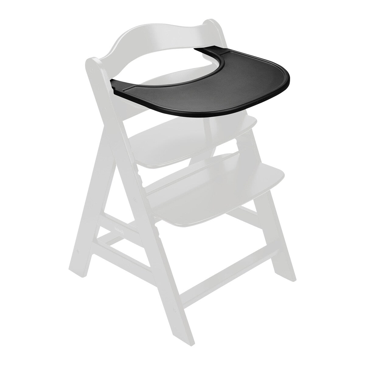 Spisebrett Alpha Click Tray i plast fra 6 mnd 44x46 cm - Hauck