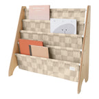 Bokhylle med 4 lommer resirkulert polyester 62x61 cm - 3 sprouts