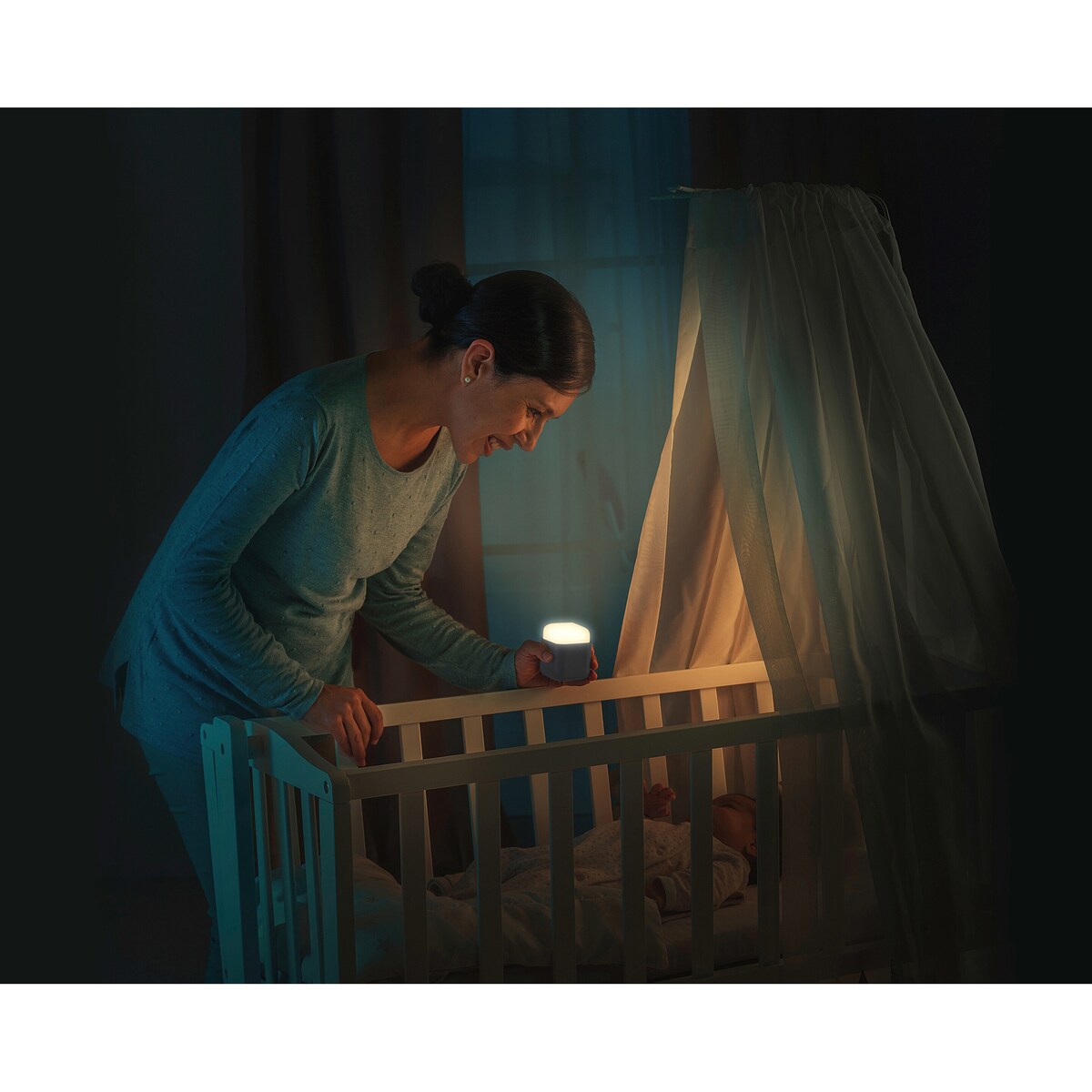 LED-nattlys 2-i-1 SleepLight med skumringssensor - reer