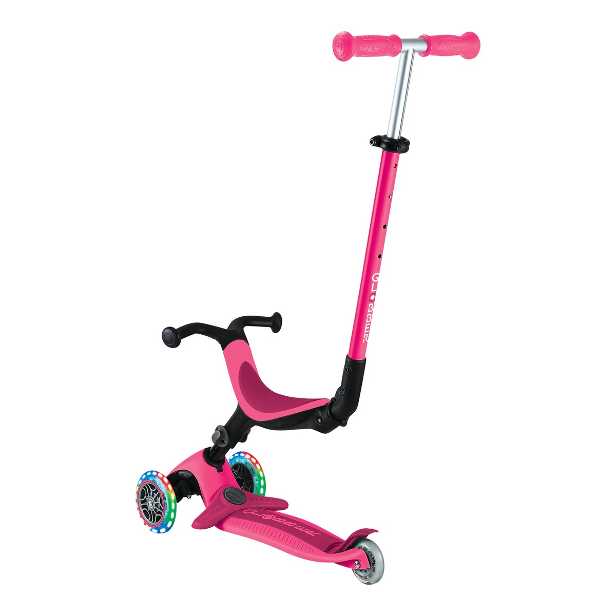 Sparkesykkel 3-i-1 Go-Up Active med lyshjul fra 15 mnd - Globber