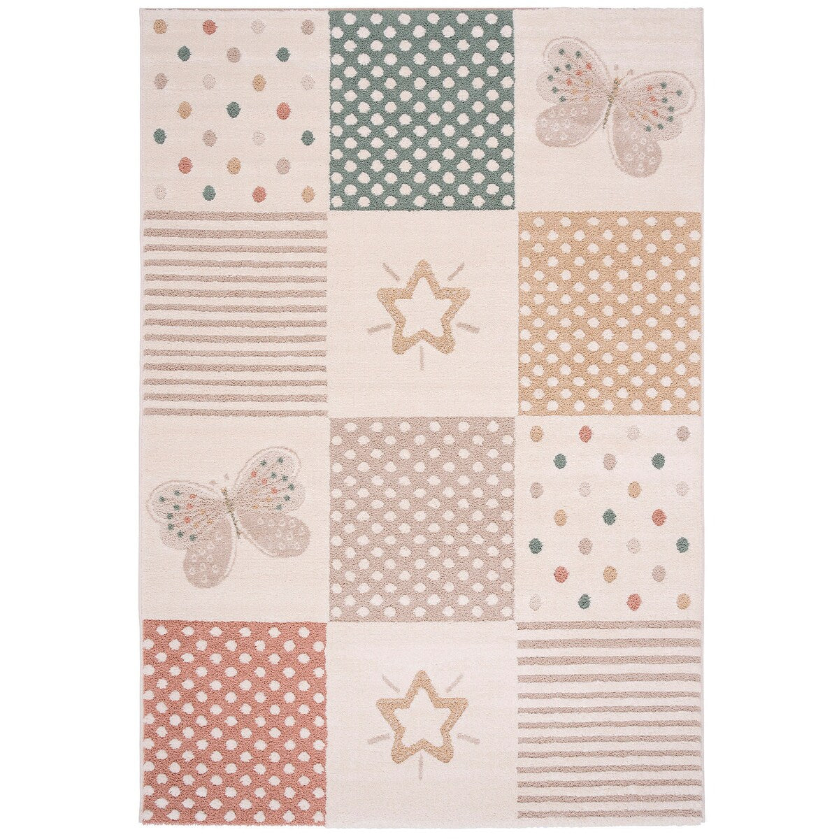 Barneteppe Happy Kids 100 % polypropylen Øko-Tex 100 - Pergamon